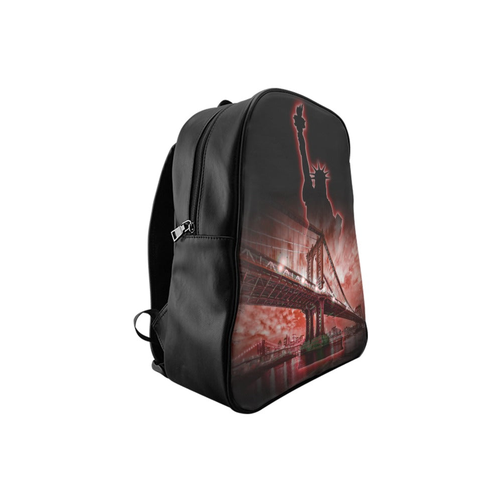 Red New York Backpack