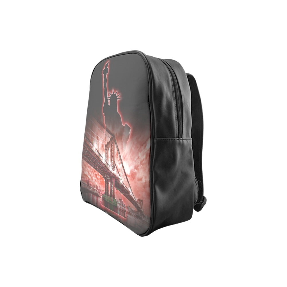 Red New York Backpack