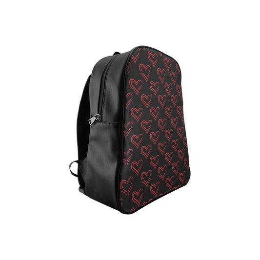 Red Hearts Backpack