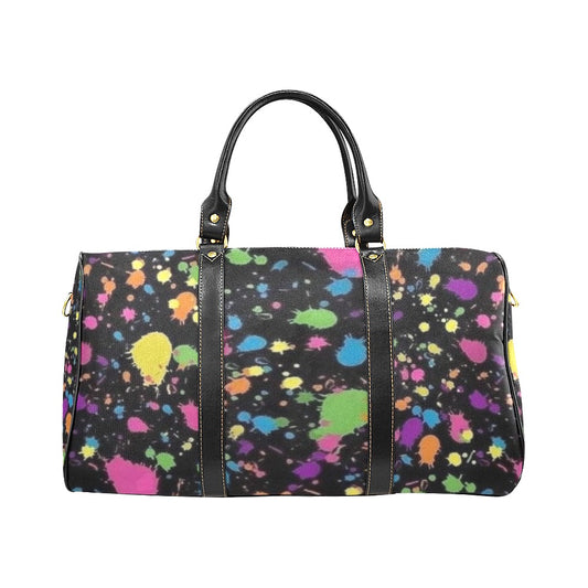 Paint Splatter Waterproof Travel Bag