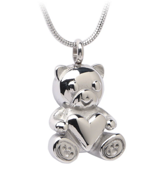 Teddy Bear Urn Necklace