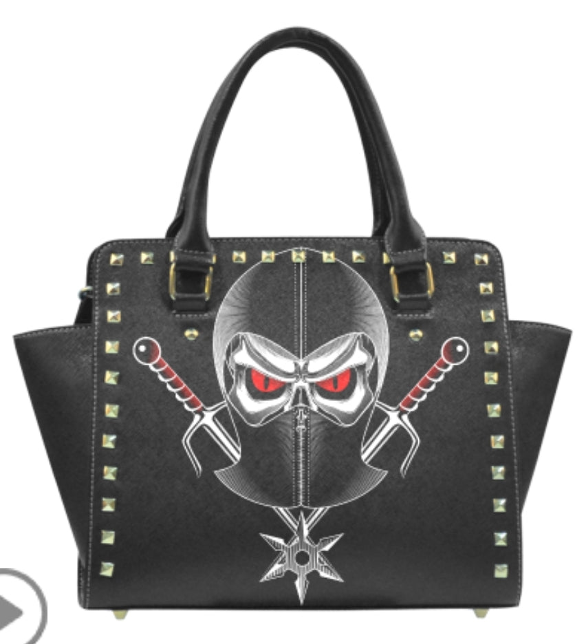 Ninja Skull Shoulder Handbag