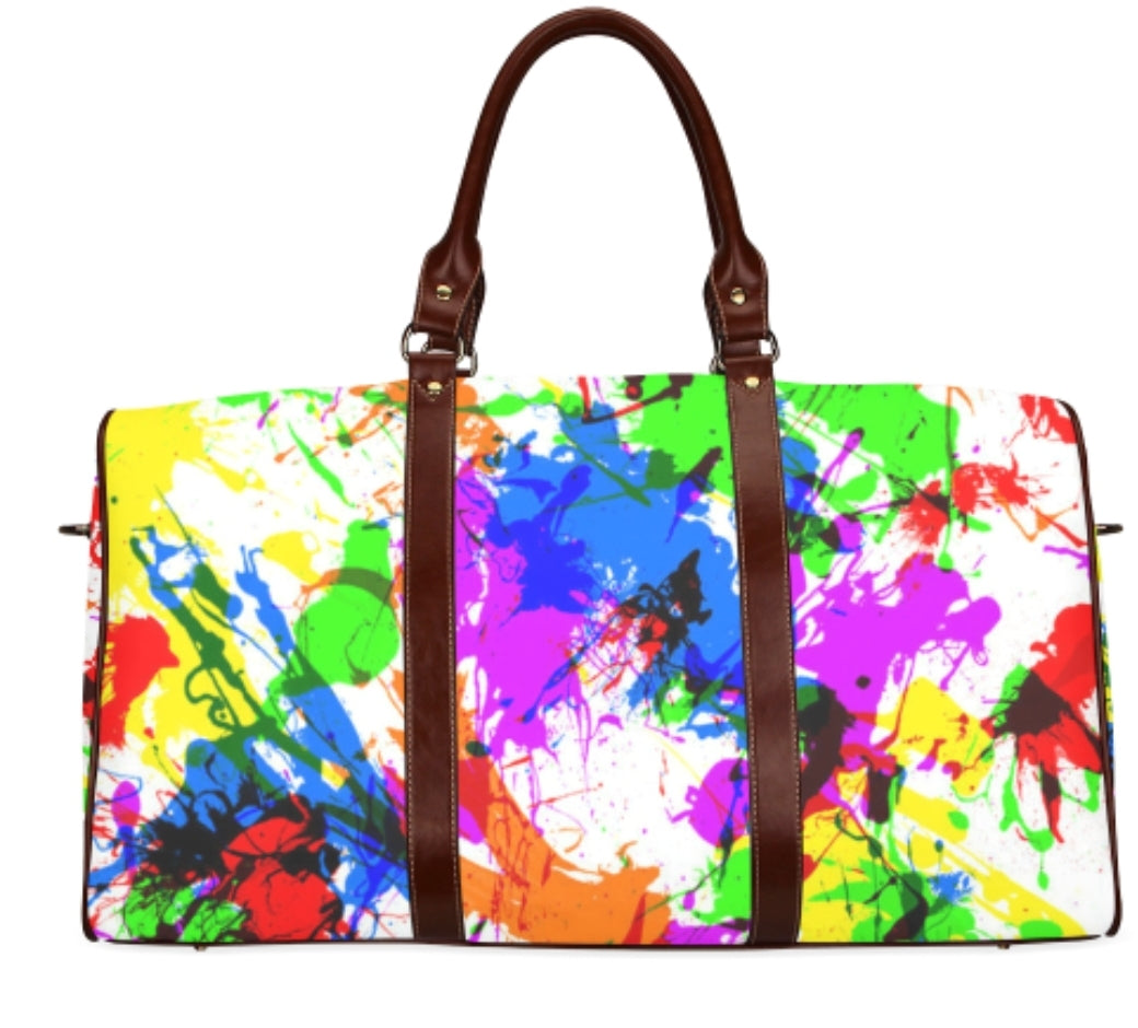 Colorful Splash Waterproof Travel Bag