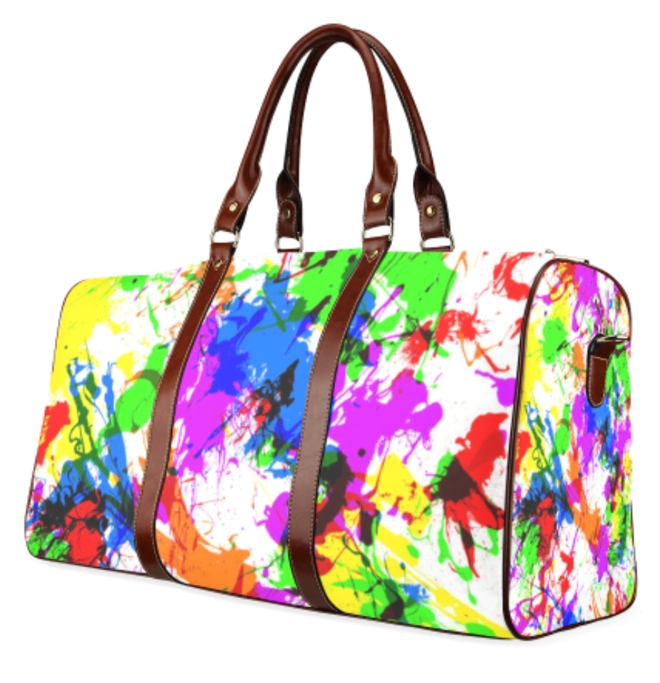 Colorful Splash Waterproof Travel Bag