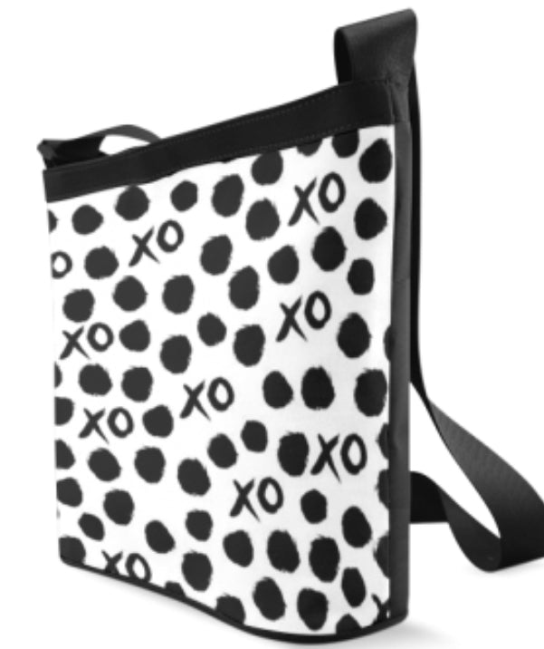 Dots and XO Unique Crossbody Bag