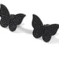 Black CZ Punk Earring